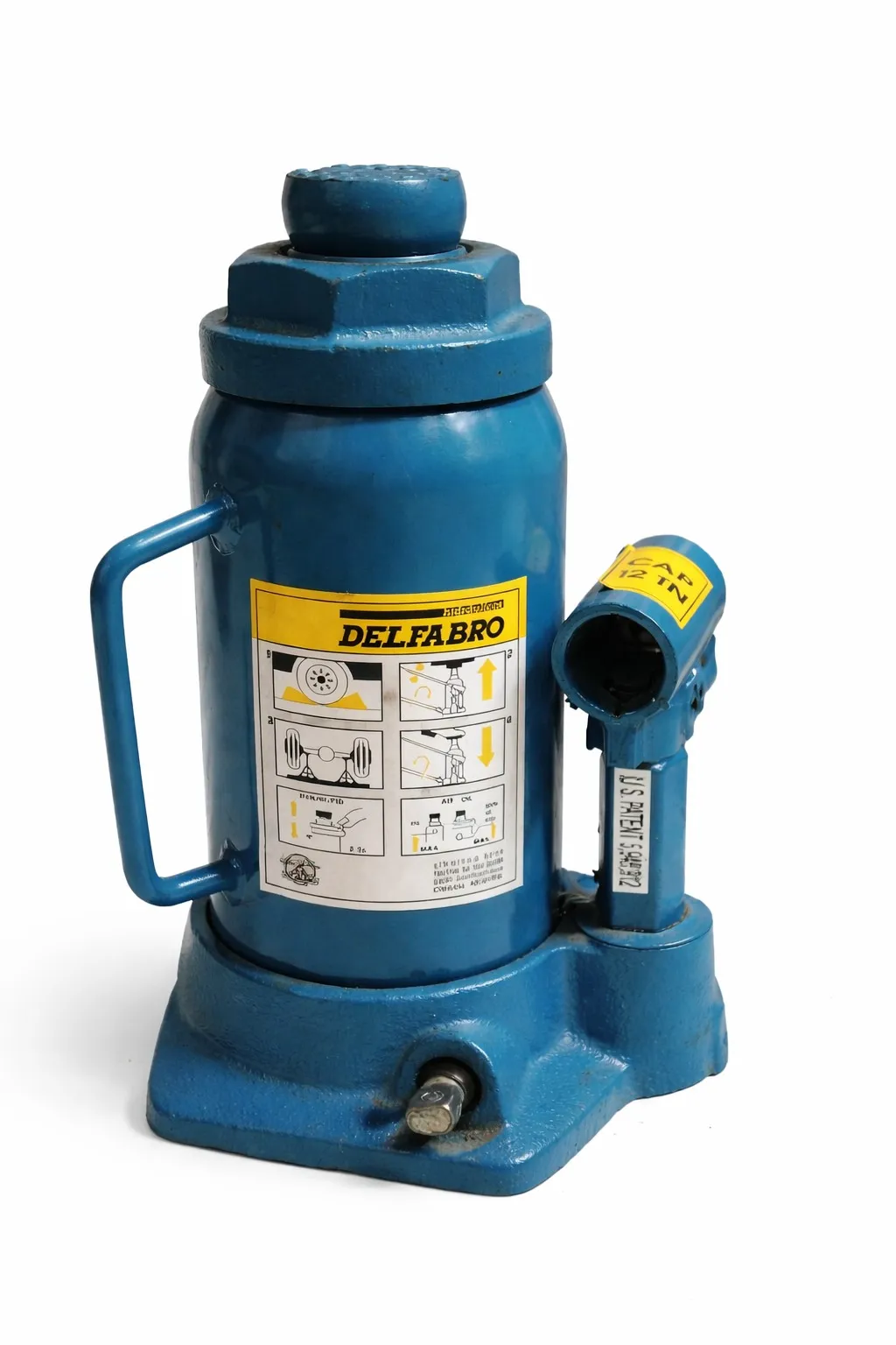 Crique hidráulico botella DELFABRO 12 ton – Modelo antiguo – NUEVO !!!