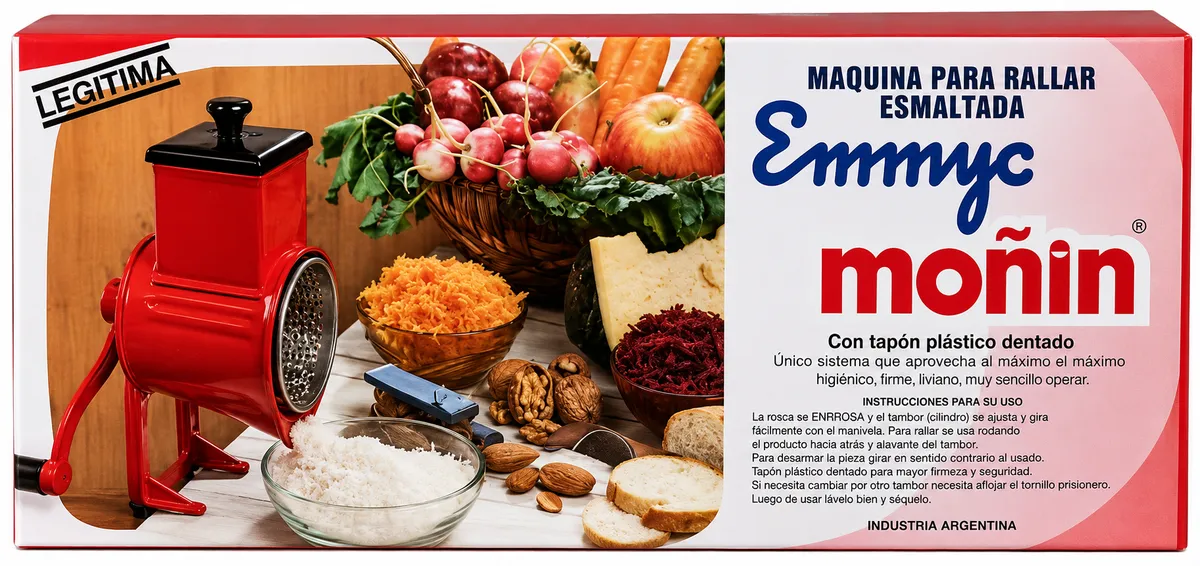 Rallador queso pan moñin