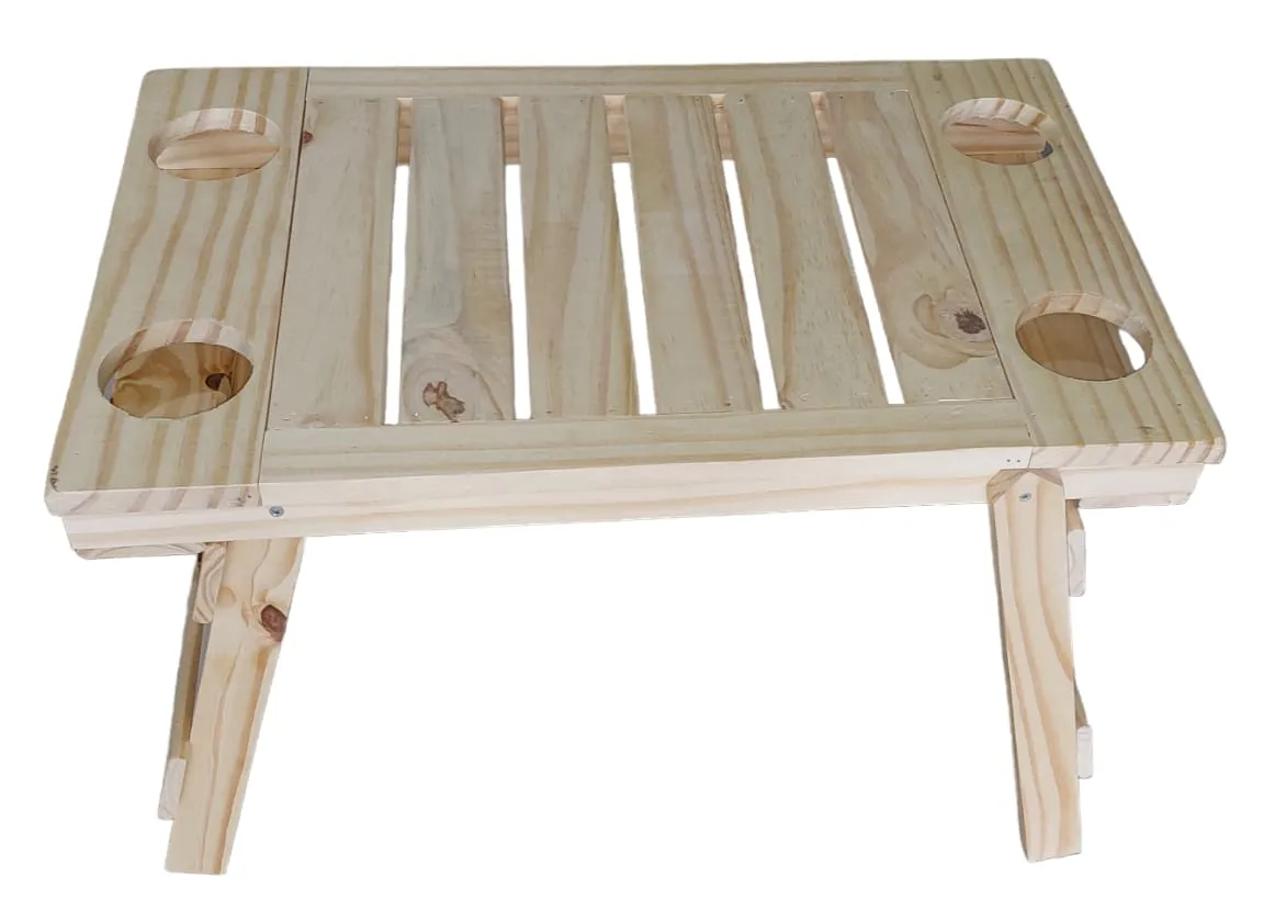 Mesa cervecera o matera plegable