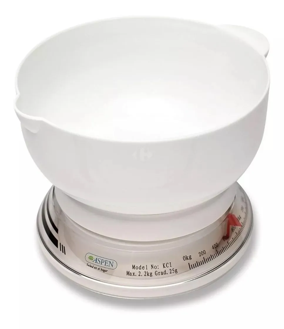 Balanza de cocina analógica 25 gr. 2 kg.