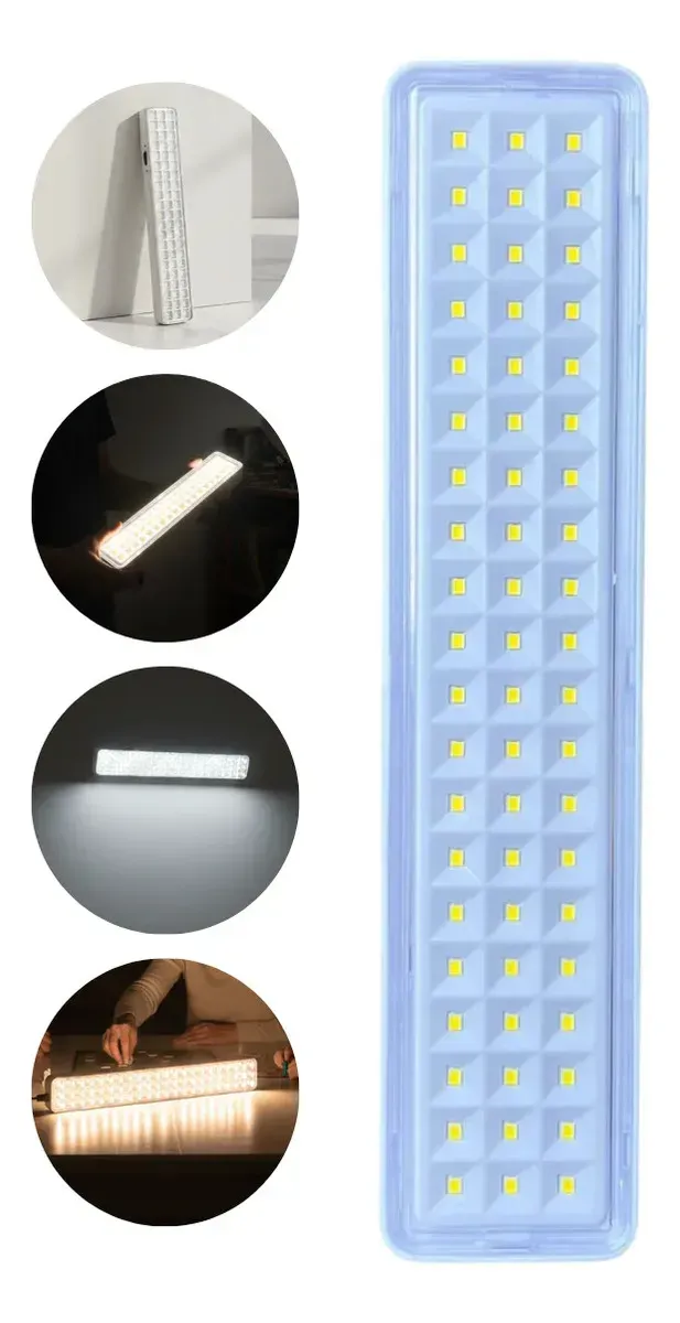 luz de emergencia 60 led 220v - imagen 2