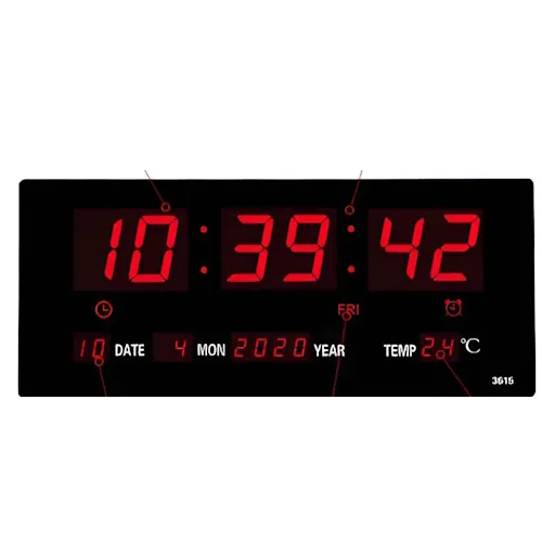 Reloj digital de pared