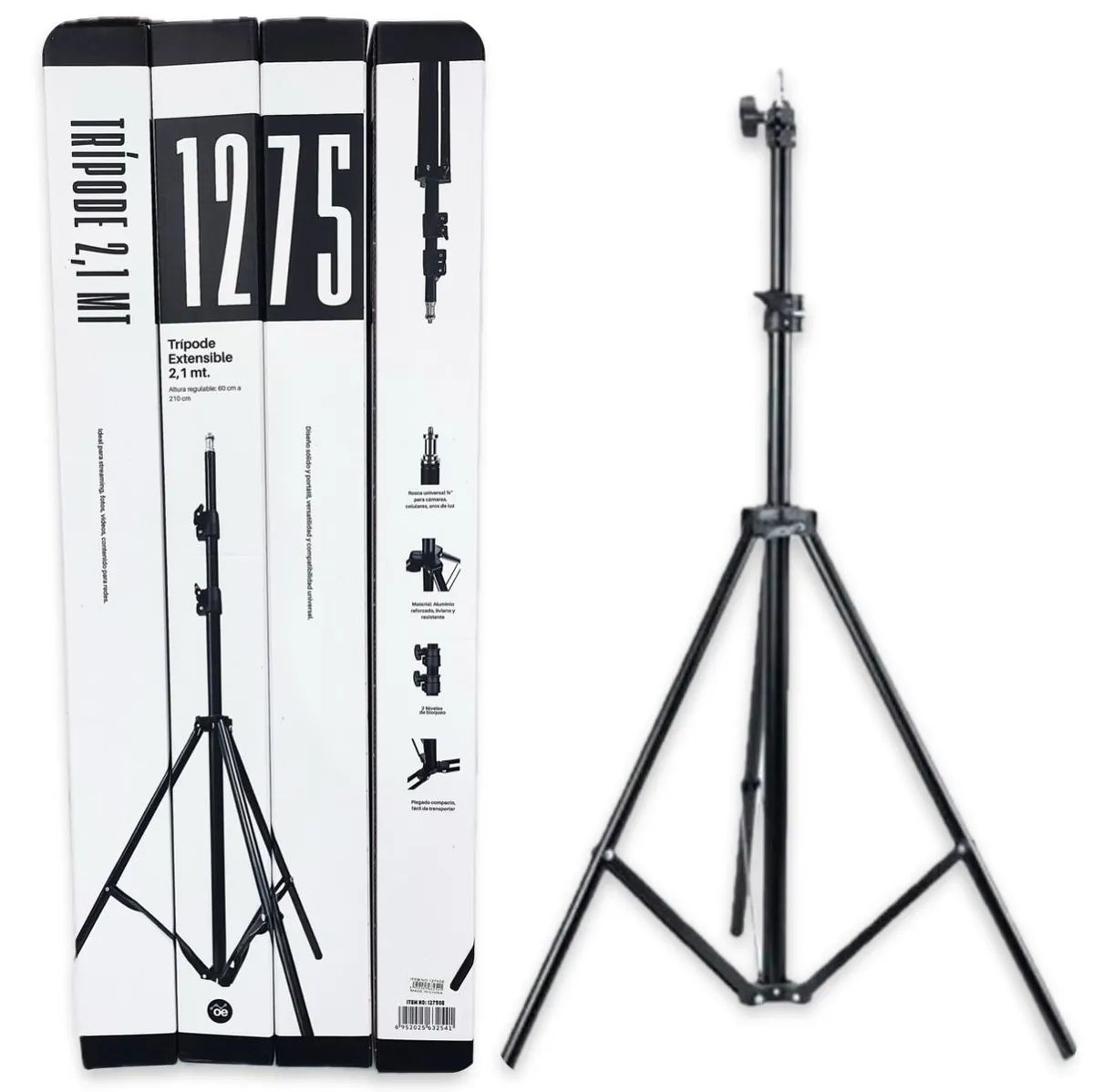 tripode extensible 2.1 mts