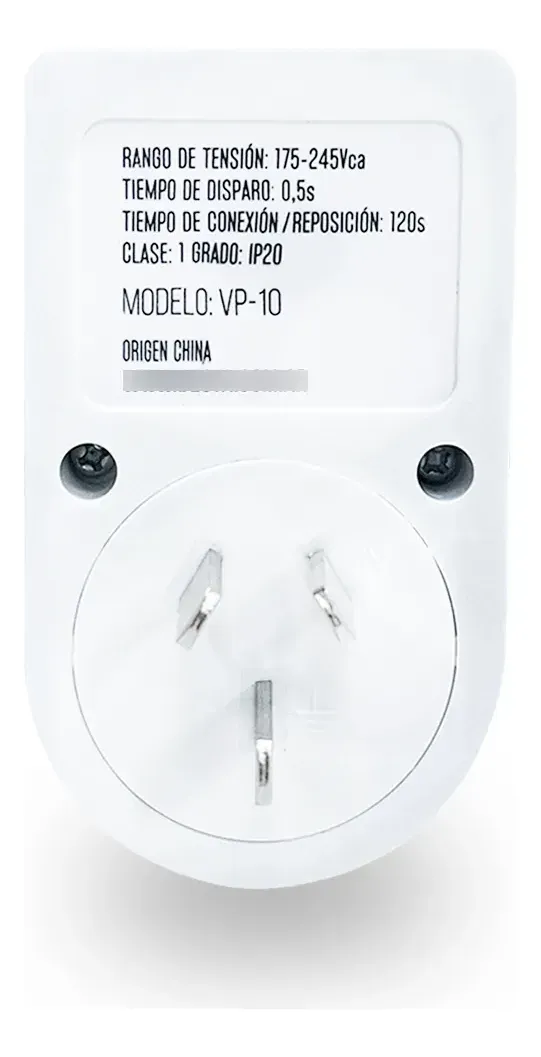 Protector De Tensión Mono/enchufable 10a Indicadores Led - imagen 3