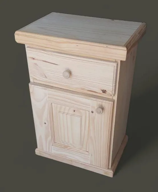 Mesa de luz 1 cajón 1 puerta