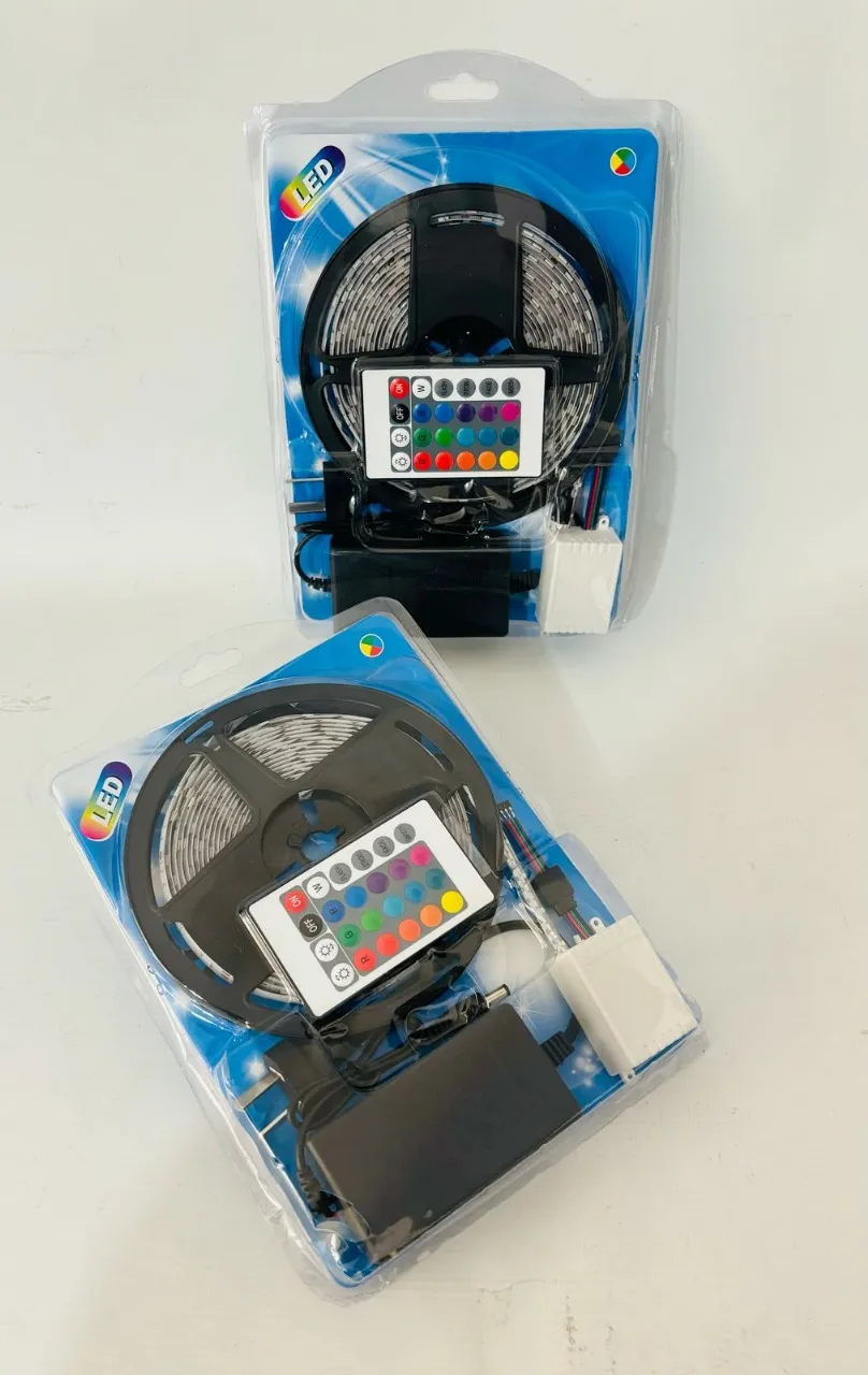 Tira led RGB con fuente y control