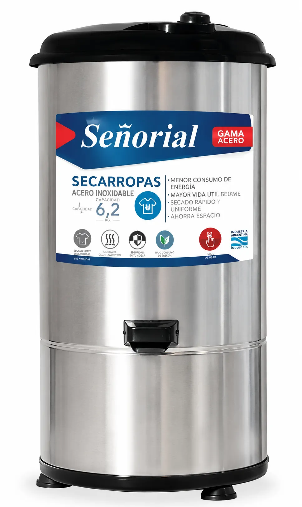 secarropa acero inoxidable señorial 6,2 kg