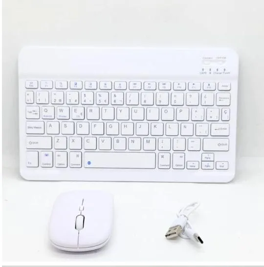 Teclado y mouse Bluetooth blanco - imagen 2