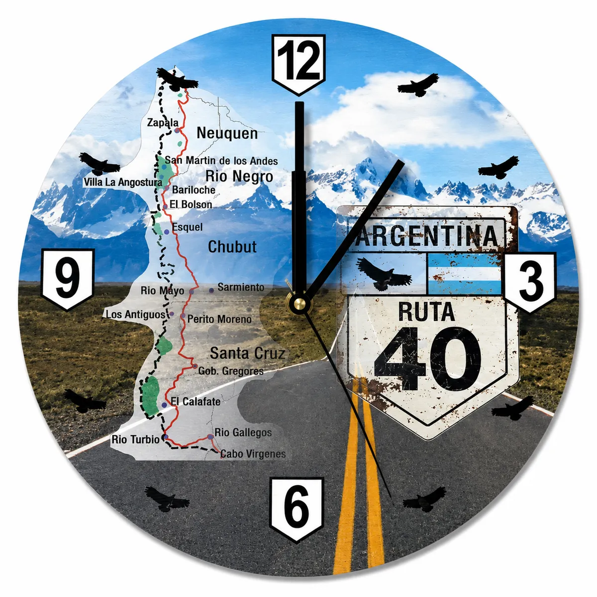 Reloj ruta 40