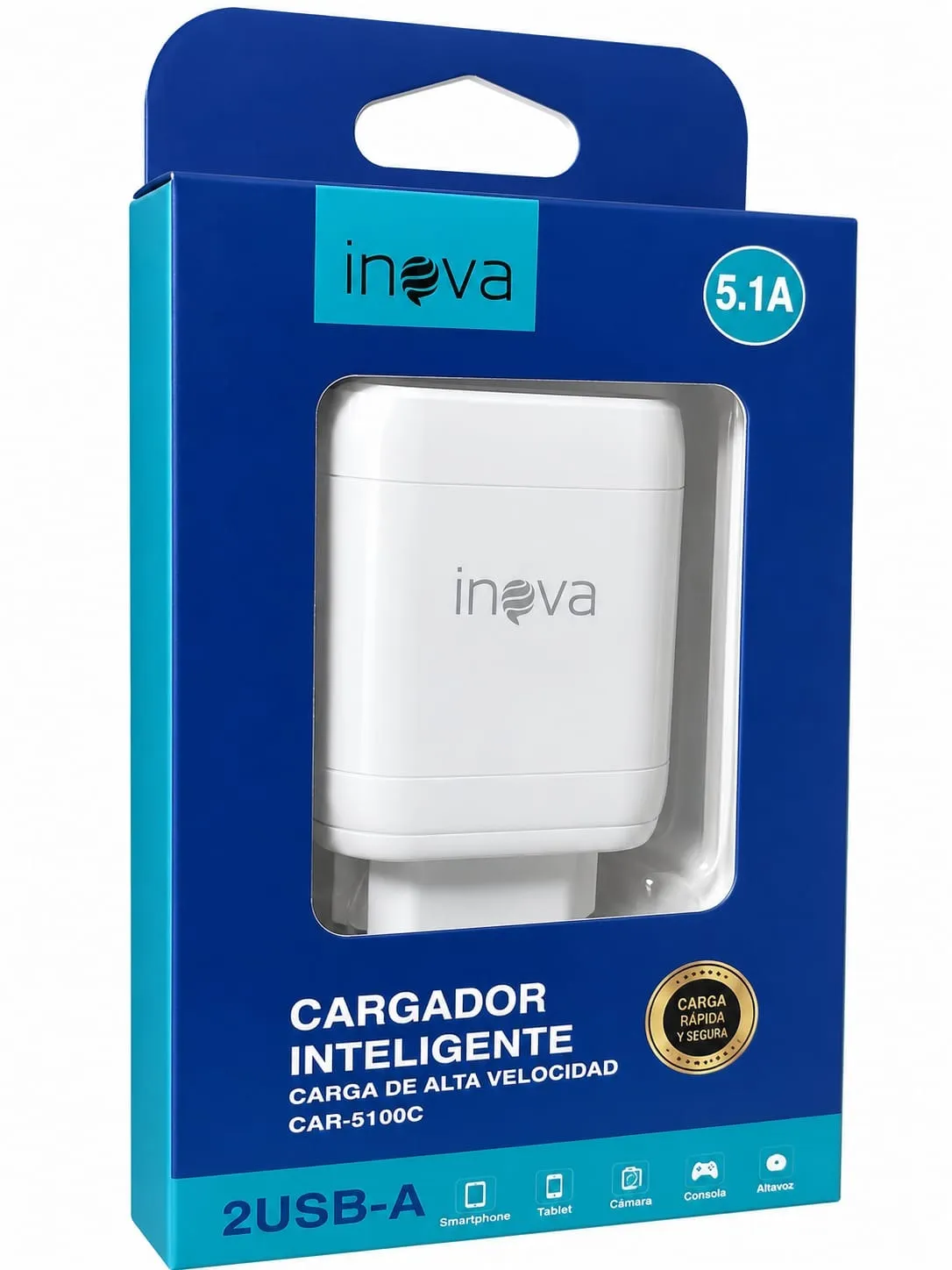 Cargador Rápido Inova de Pared 5.1