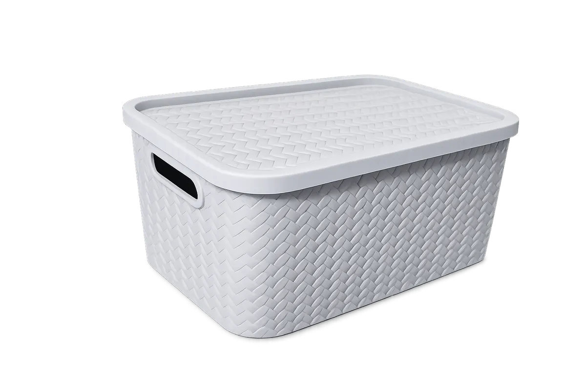 ORGANIZADOR SIMIL RATAN BLANCO CHICO