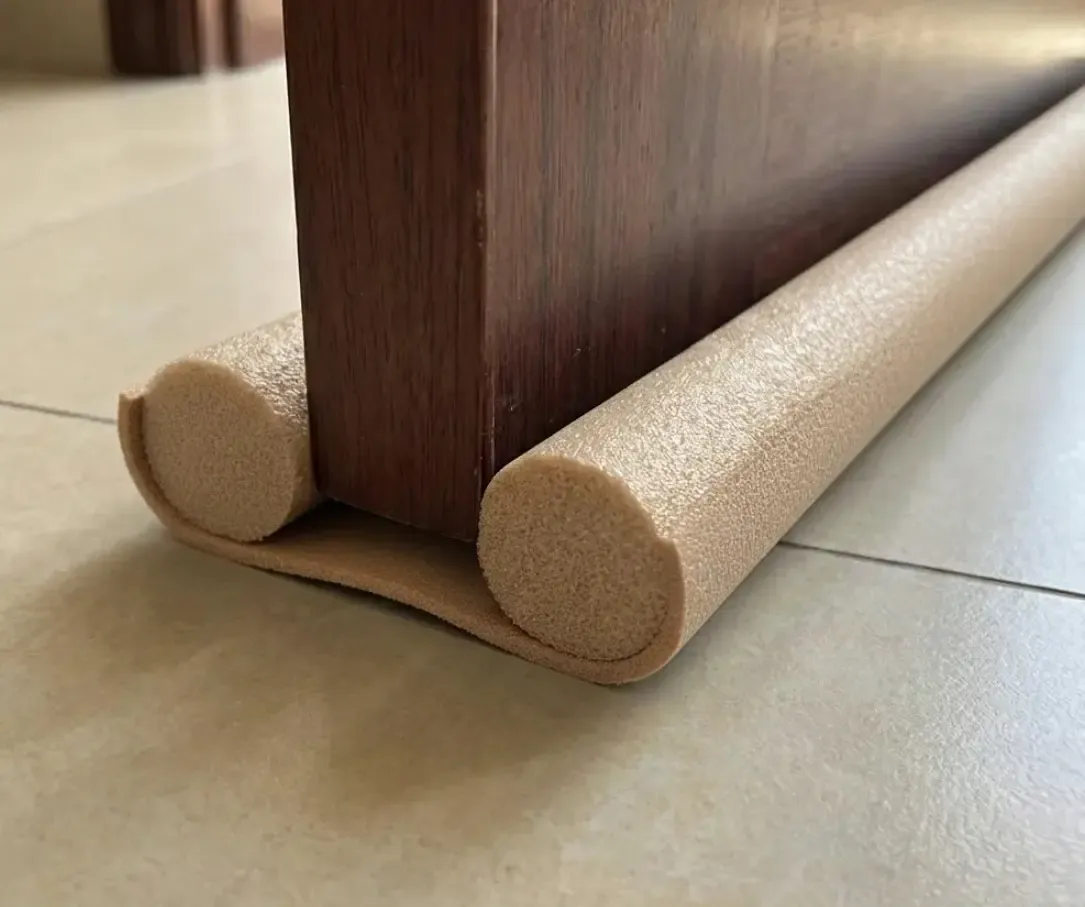 Zocalo Doble Universal Biro Burlete Para Puerta 93 Cm marron - imagen 2