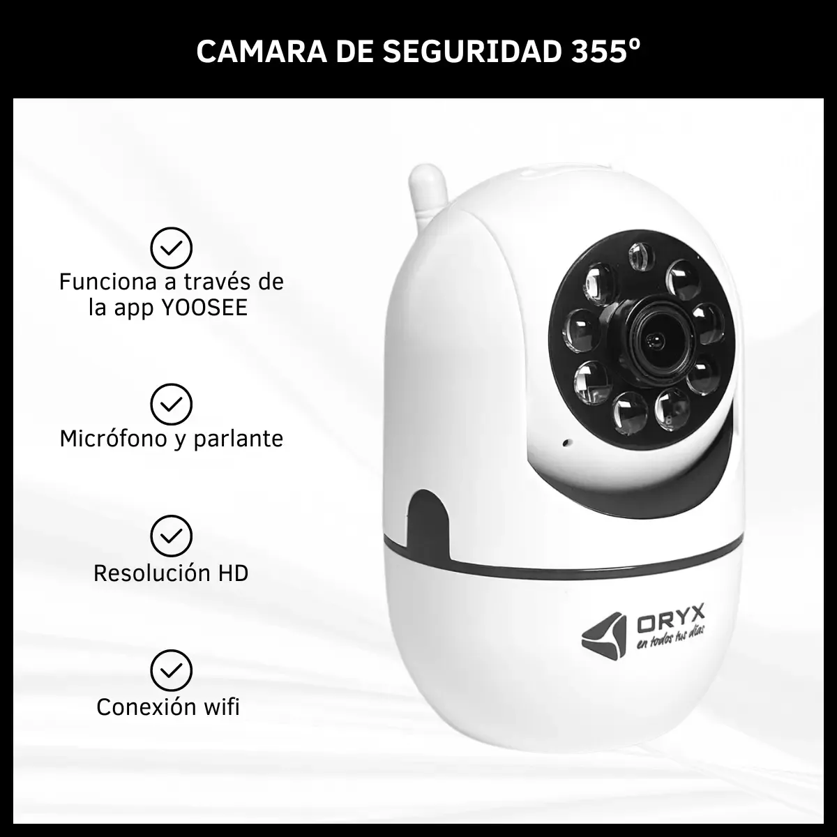 Cámara De Seguridad Inteligente Smart Ip66 Color Blanco - imagen 3