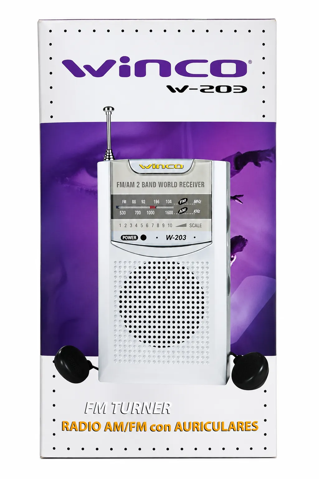 radio am / fm pocket winco
