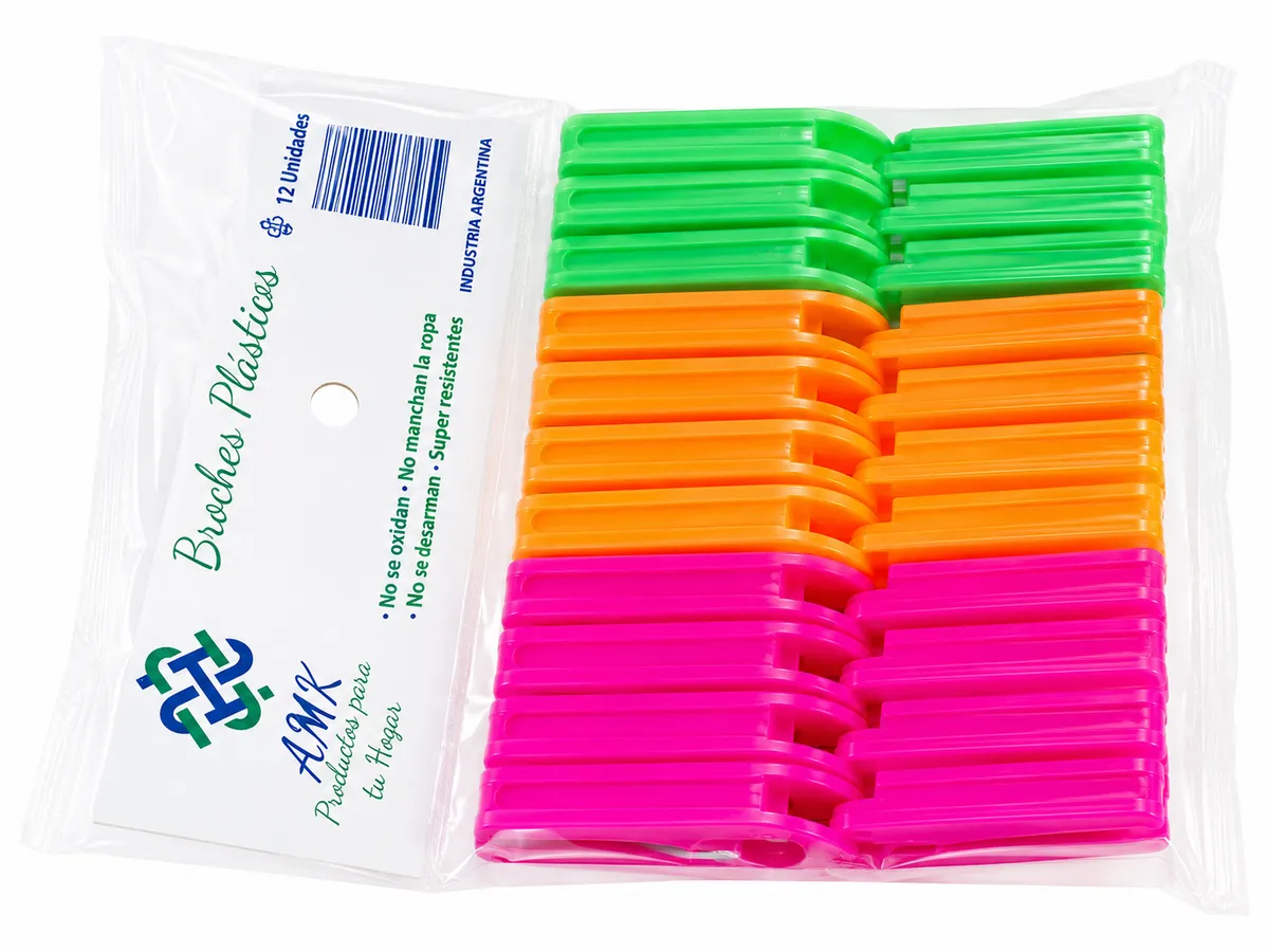 broches plasticos 