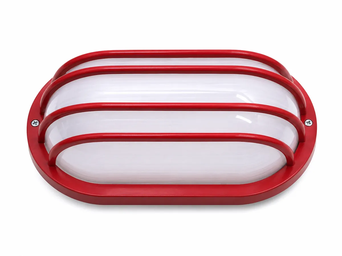 luminaria plafon plastico tortuga color rojo