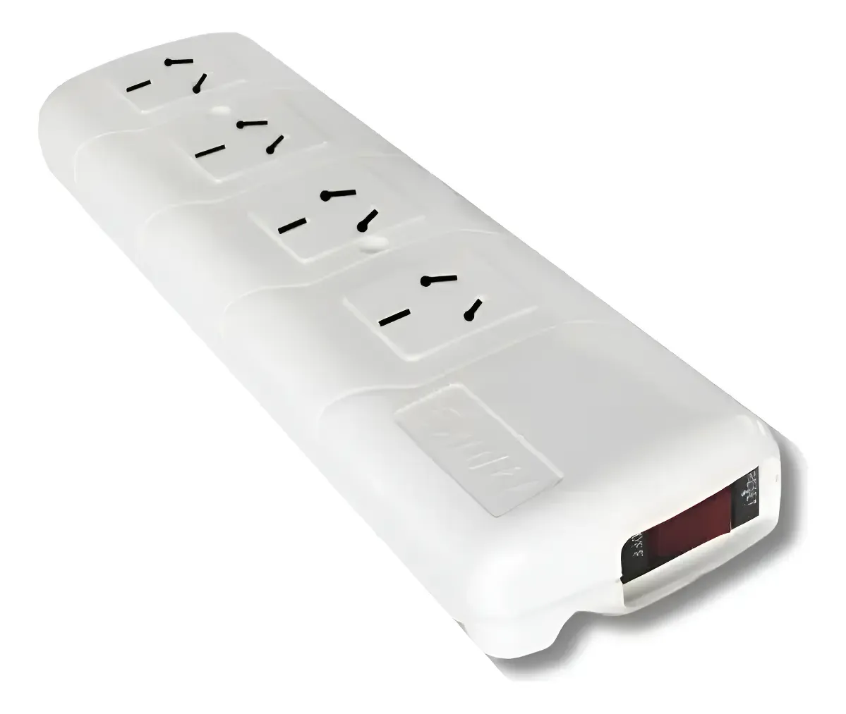 Prolongador Zapatilla Sin Cable 4 Tomas Multiple Blanco