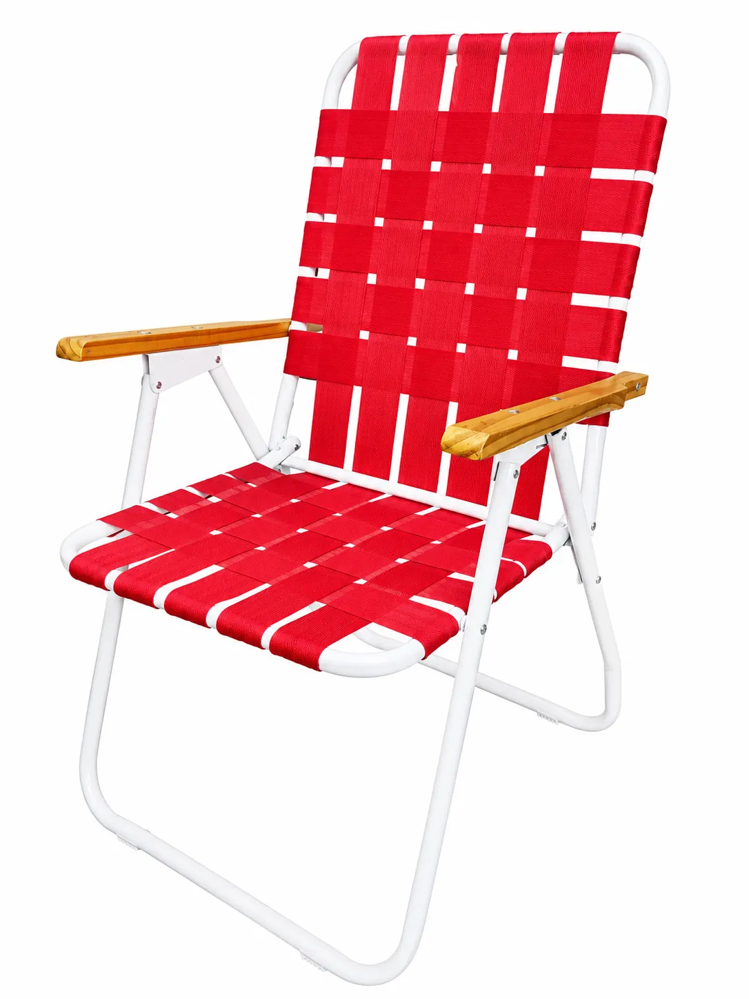 Sillón plegable de una posicion COLOR ROJO
