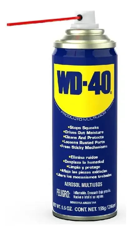 LUBRICANTE EN AEROSOL WD 40 155 cc - imagen 2