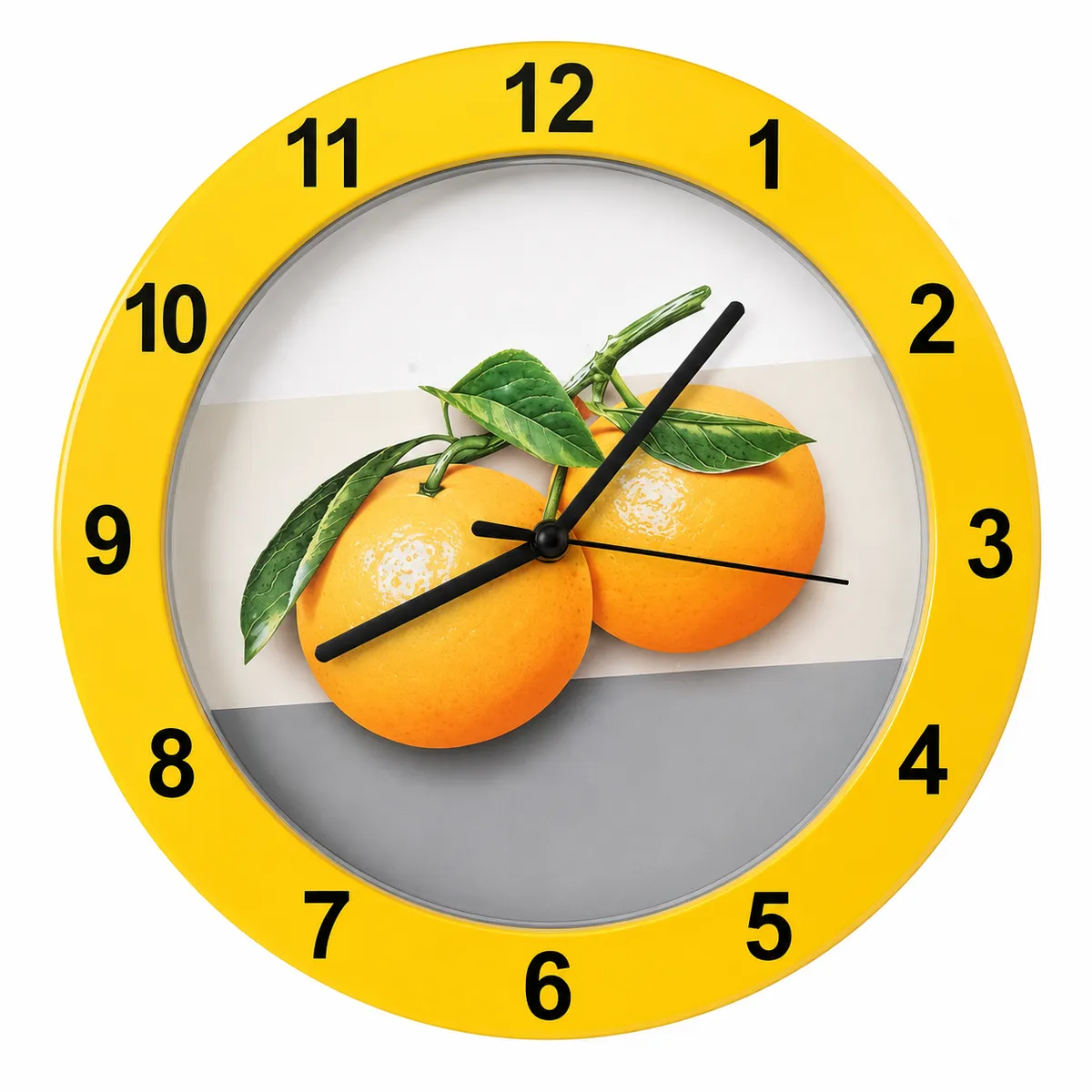 reloj de pared frutas