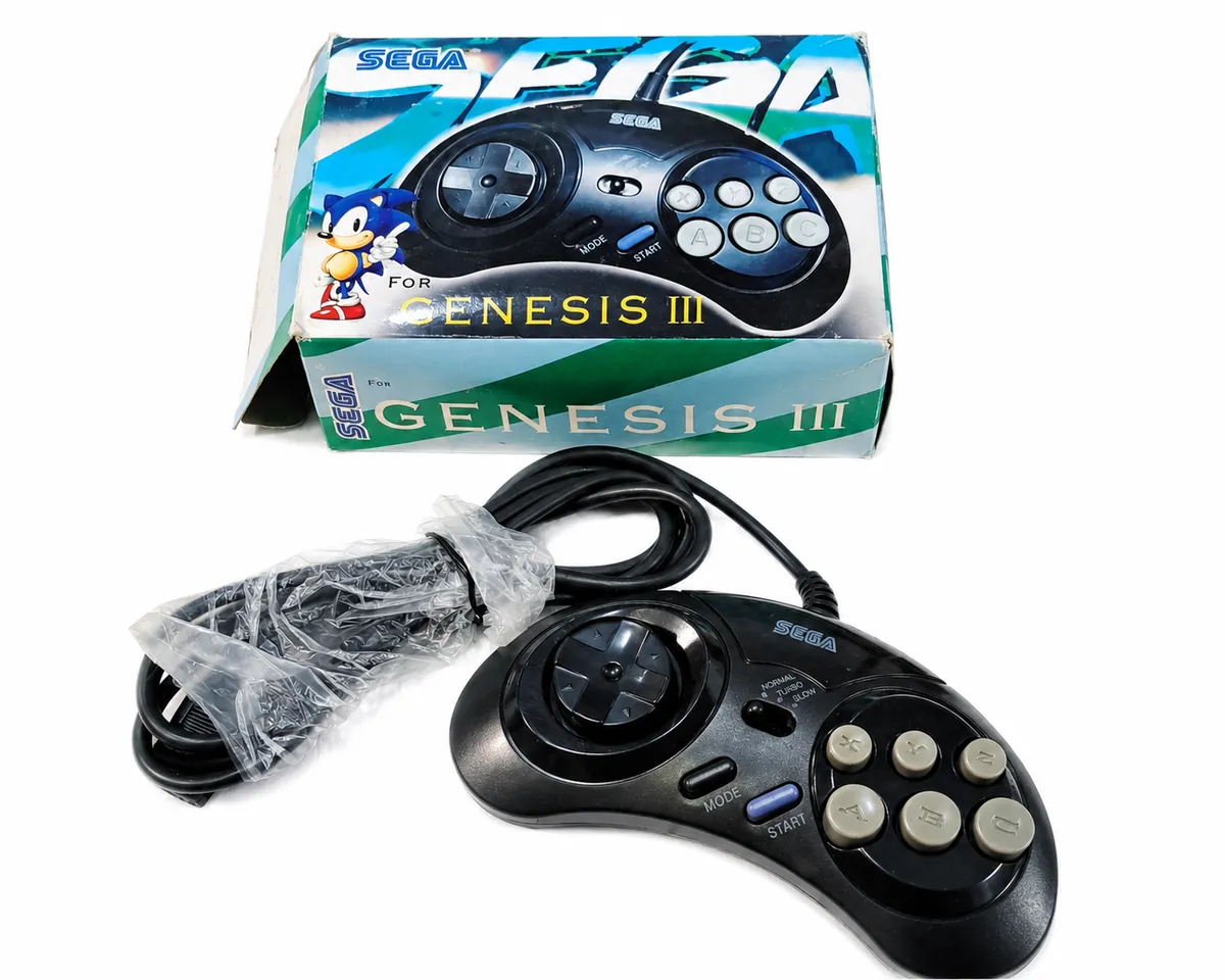Joystick Sega Genesis original 16-bit Ficha 9 Pines