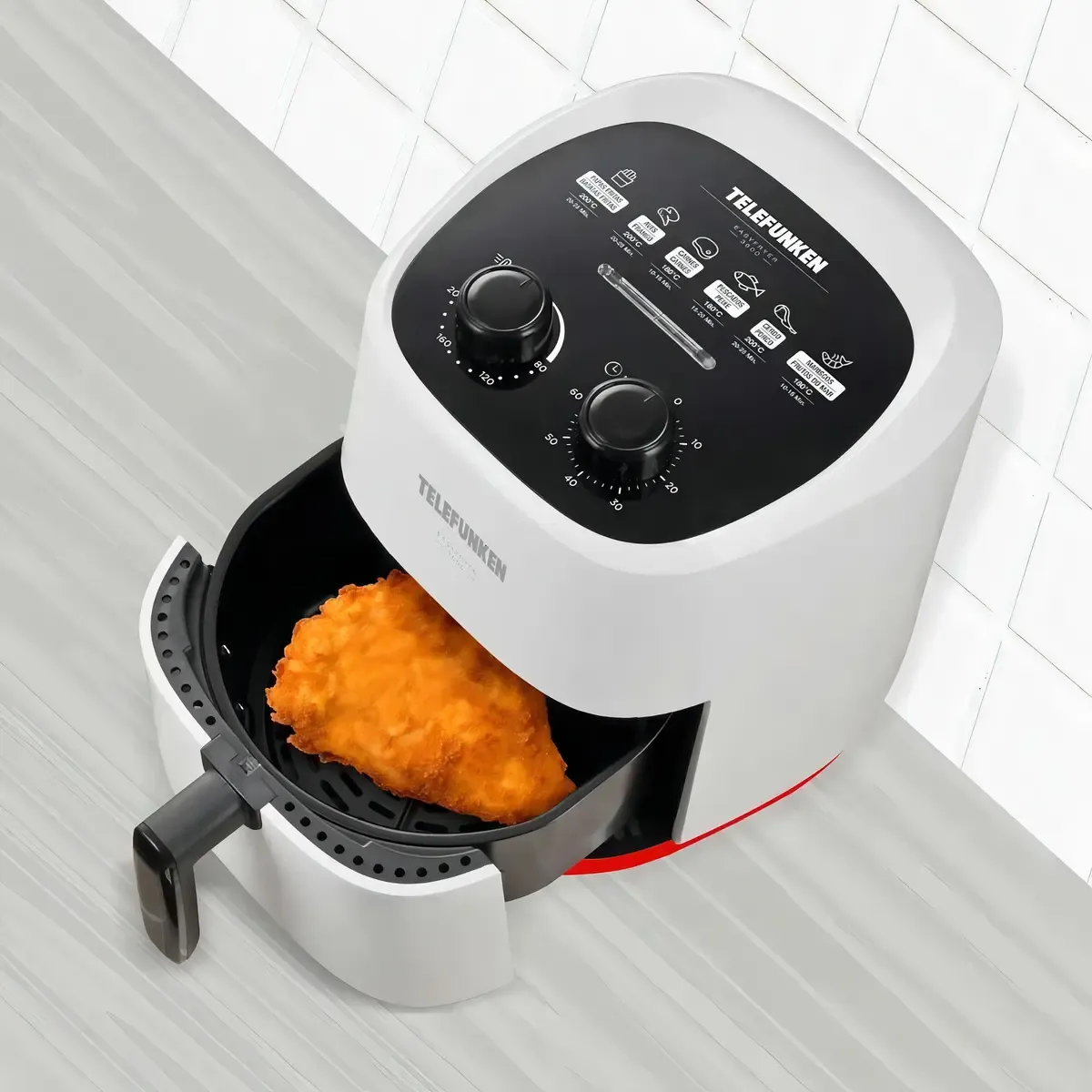 Freidora De Aire Telefunken Easyfryer-3600 3.6l 1.2kw Blanco - imagen 2
