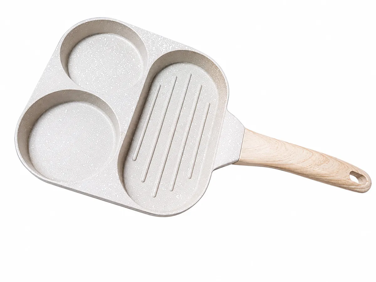 SARTEN ALUMINIO ANTIADHERENTE PLANCHA Y 2 HUEVOS FRITOS