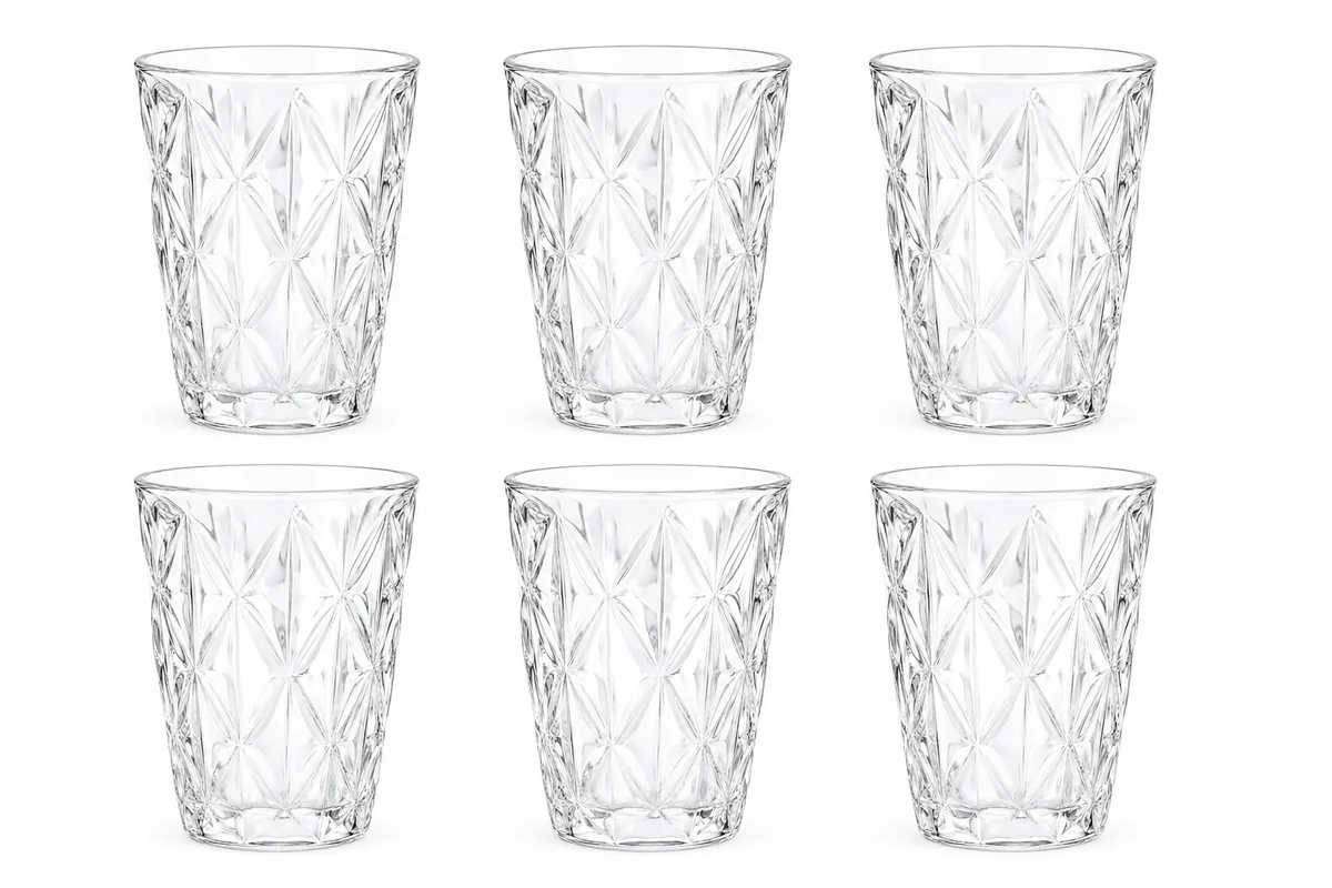 vaso labrado x 6 en caja - imagen 2