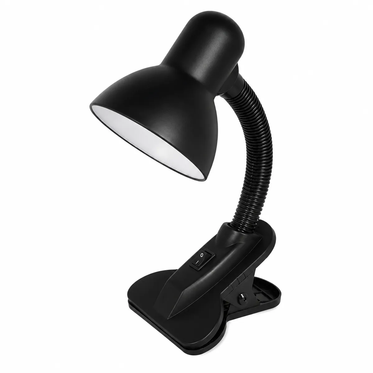 Velador con Pinza Broche Clip Flexible NEGRO
