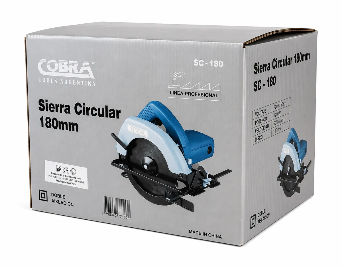 sierra circular COBRA 180 mm 950 w