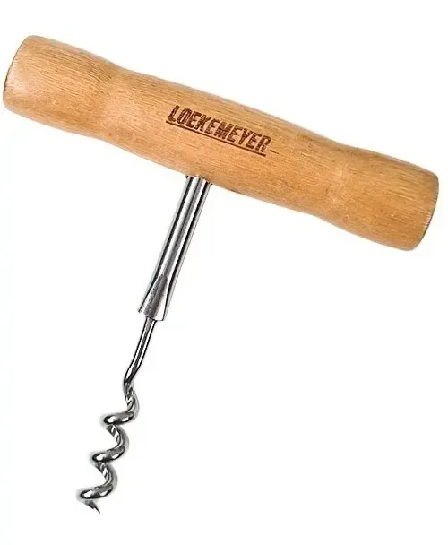 Sacacorchos Tirabuzón Madera Acero Inoxidable Loekemeyer Modelo 525 - imagen 2