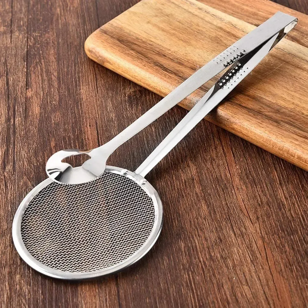 PINZA CON ESPUMADERA PARA FREIDORA ACERO INOX