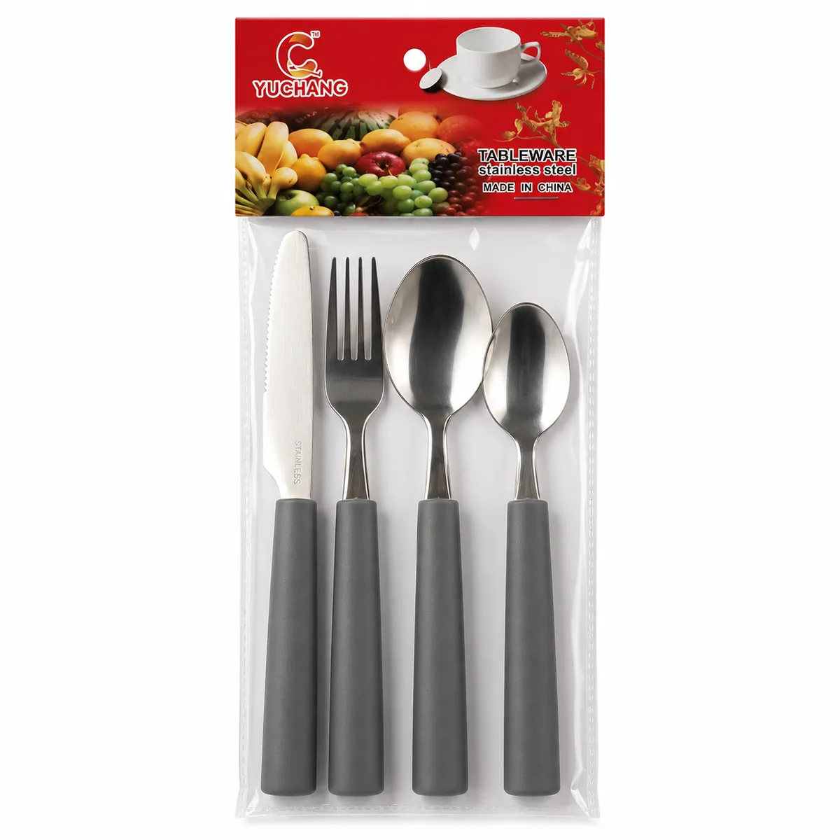 set de cubiertos personal x 4 unidades