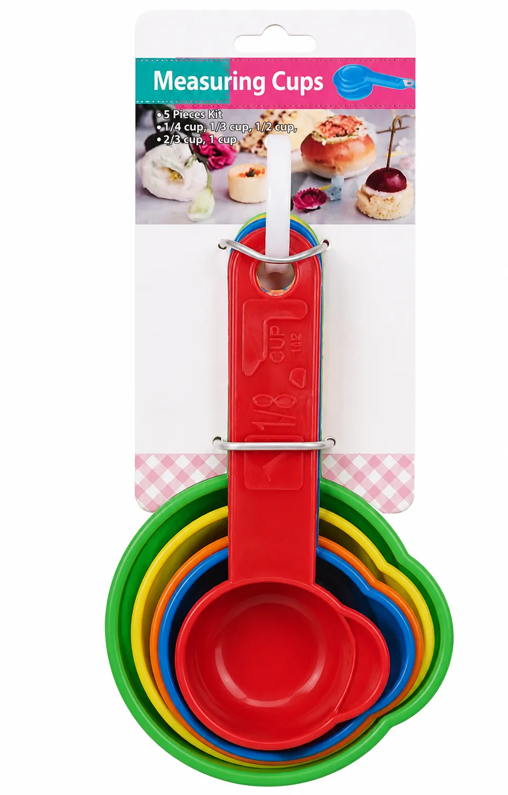 set de 5 tazas medidoras