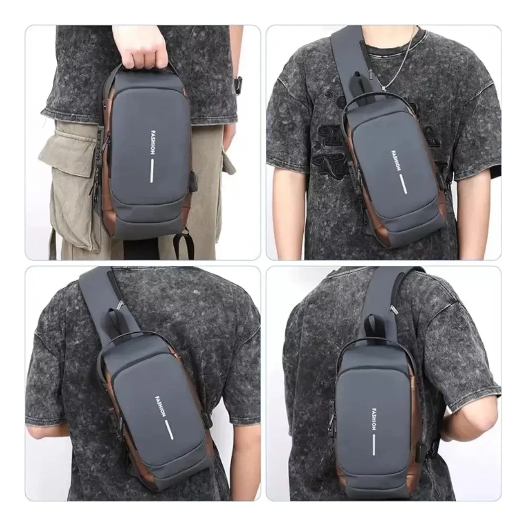 banderola pechera con enchufe para cargar celular - imagen 2
