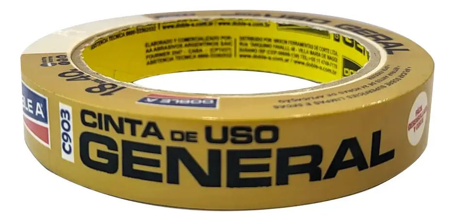 CINTA DE ENMASCARAR MULTIUSO 40 MTS. DE 18 MM.