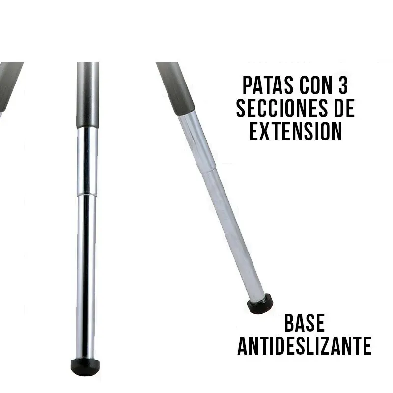 TRIPODE 27 CM PARA CAMARAS DIGITALES COMPACTAS O PARA SOPORTE DE CELULAR DAZA - imagen 2