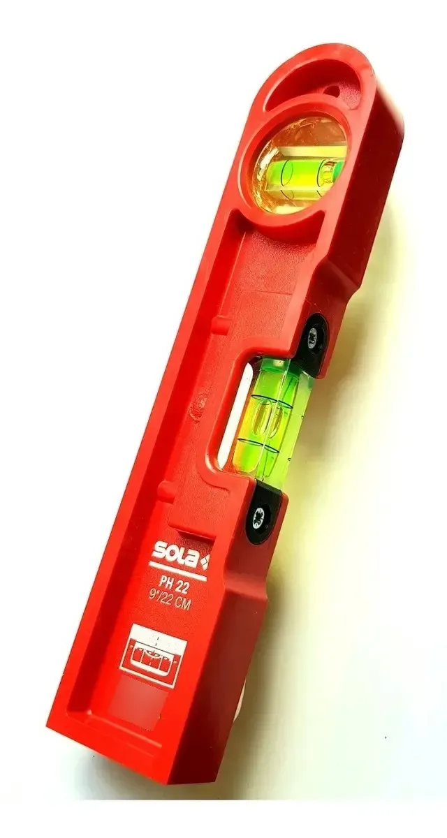 Nivel De Plástico Sola 22cm 2 Burbujas Ph22 Hecho En Austria