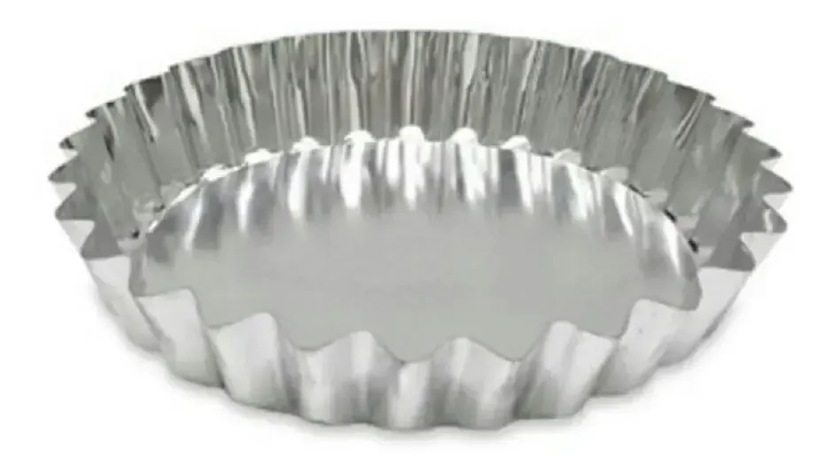 MOLDES DE TARTA PASTA FROLA TARTELETAS RIZADA 10 CM PACK X 6 UNIDADES - imagen 2