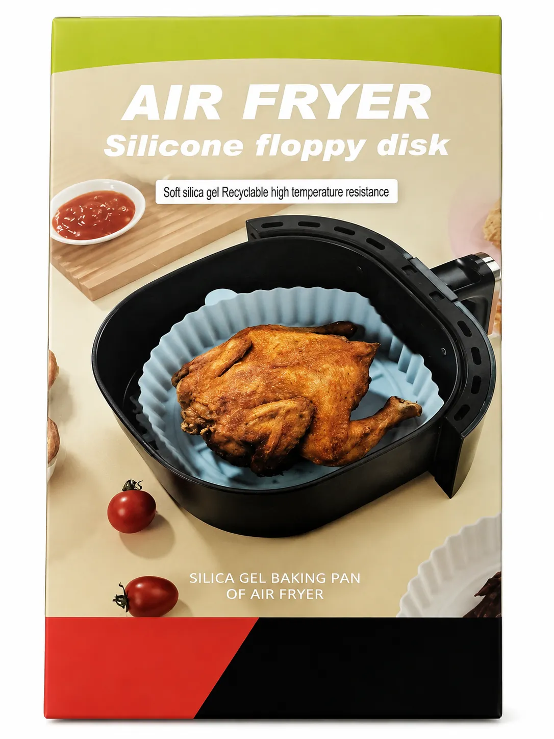 MOLDE DE SILICONA AIRFRIER ECONOMICO EN CAJA