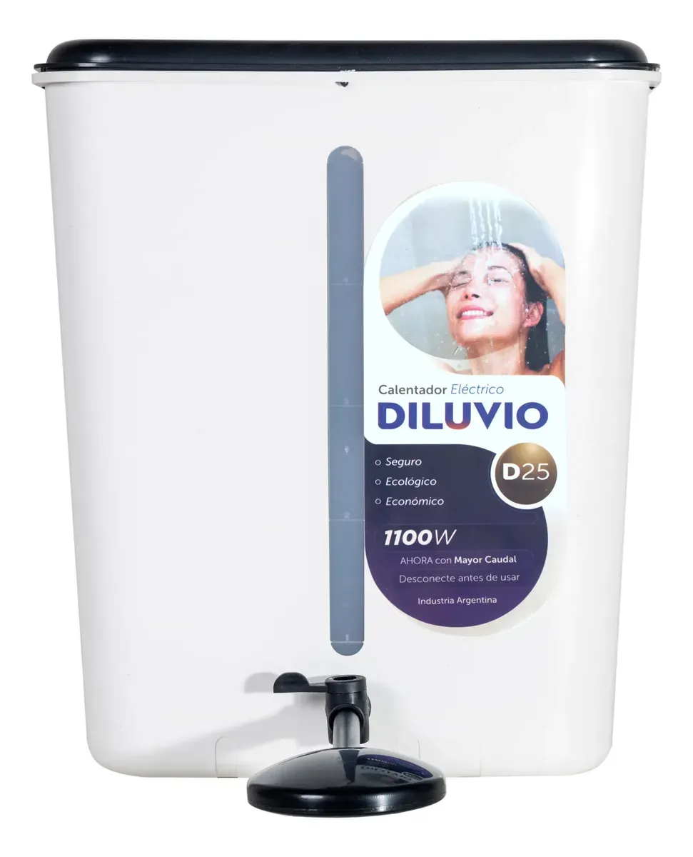 CALEFON PLASTICO 25 LT.  DILUVIO