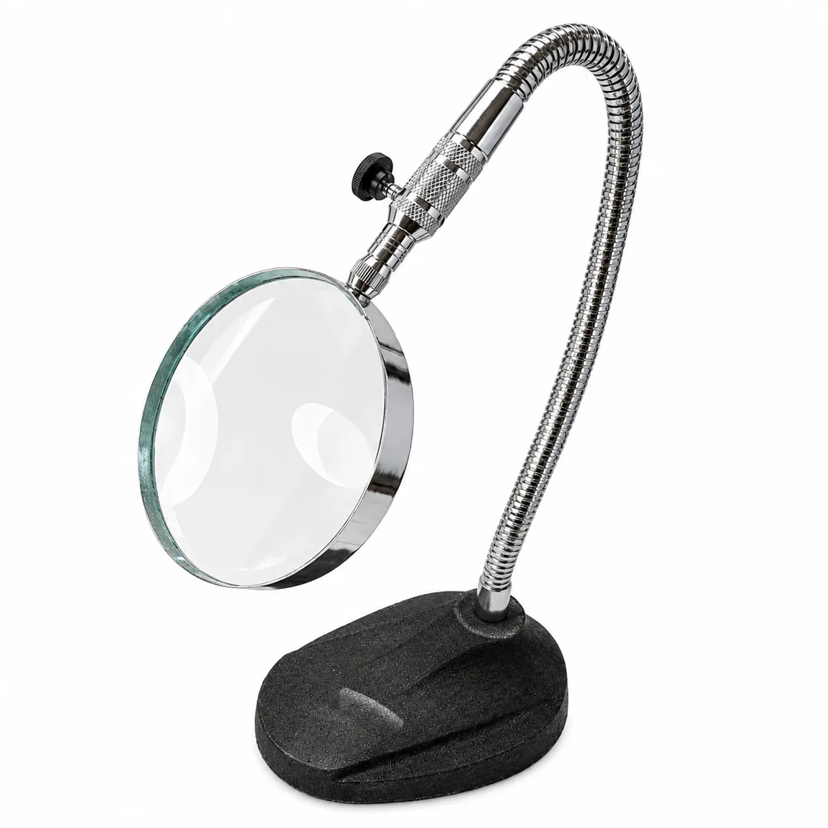 lupa 10 cm con base de fundicion pesada - imagen 2