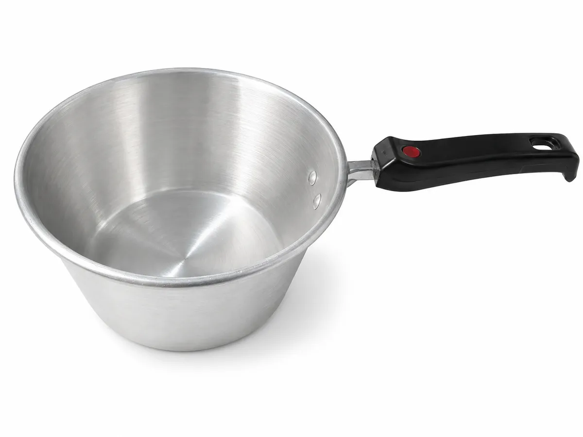 hervidor aluminio con mango de bakelita