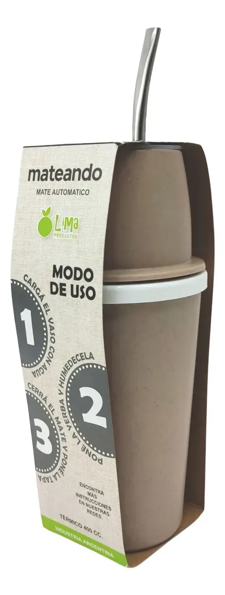 Mate Autocebante Mate Listo 400 Cc Automate Plastico