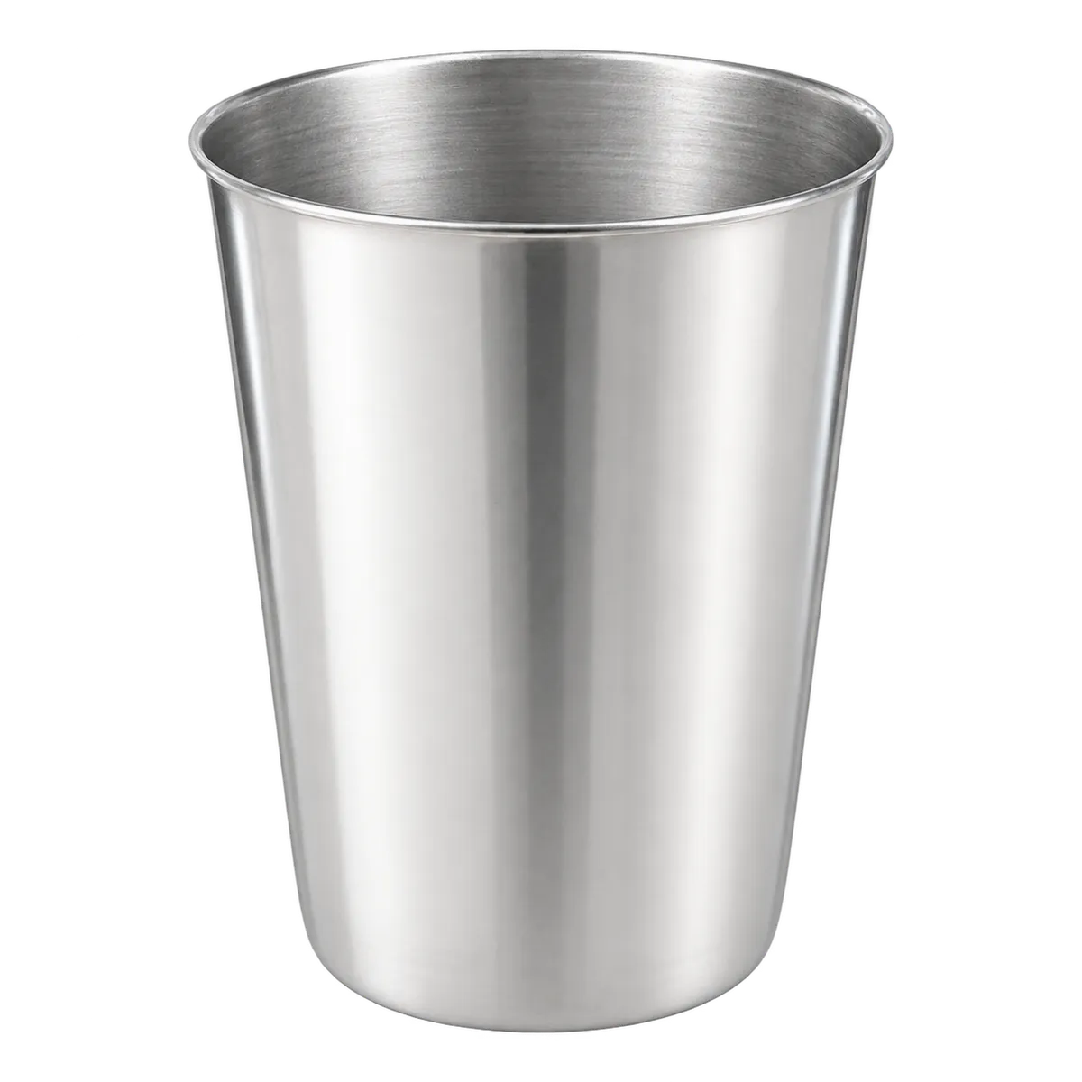vaso de acero inoxidable reforzado