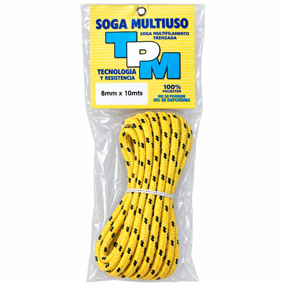 SOGA DE ALTA TENACIDAD 8MM X 10 METROS