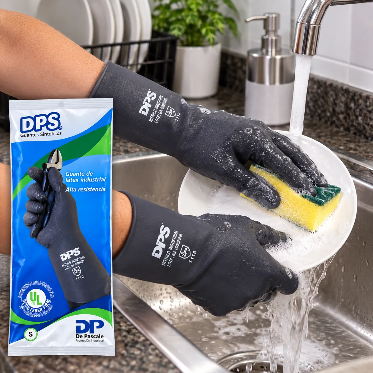 guante de latex industrial y domestico talle S - imagen 2