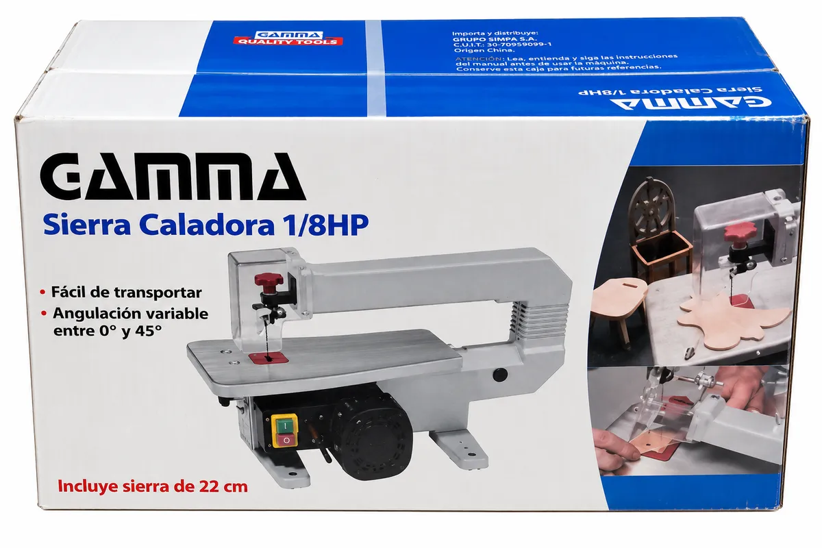 sierra caladora gamma de banco 1/8