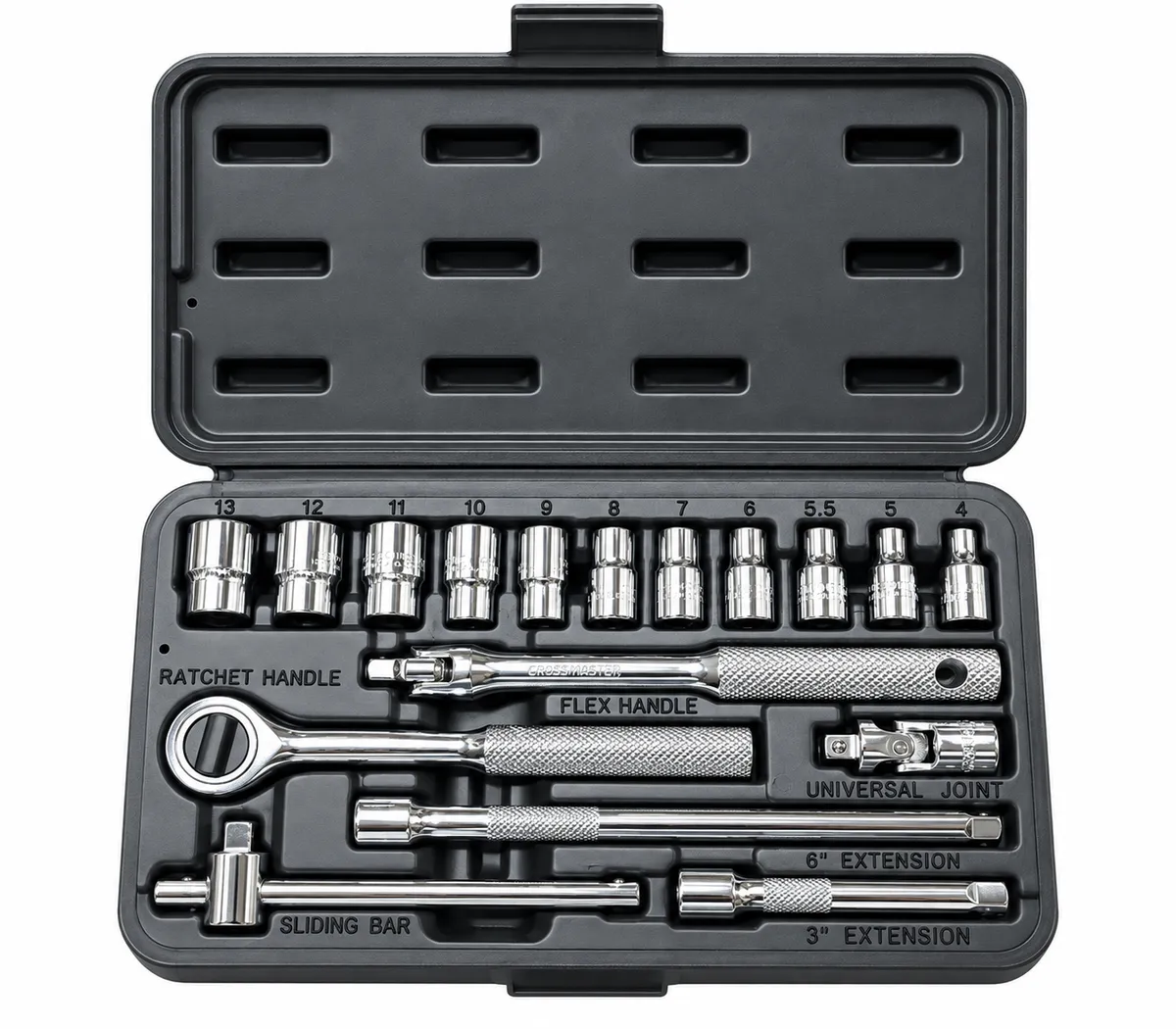 Juego de herramientas 1/4 " crossman