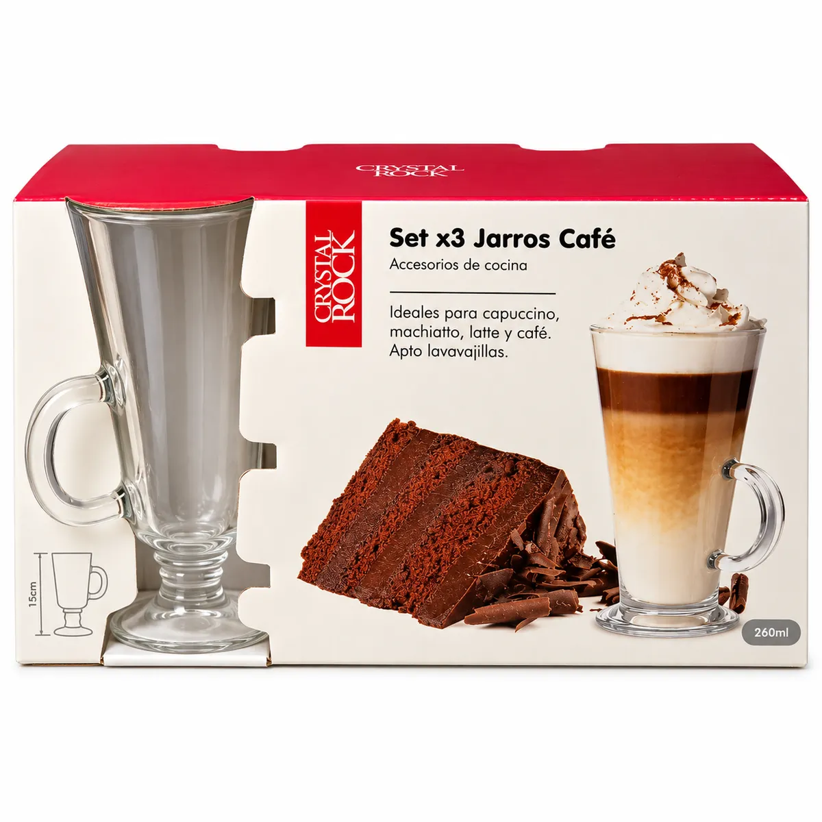 set x 3 jarros de cafe